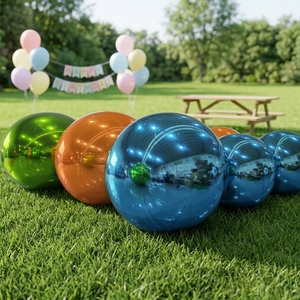 <span class=keywords><strong>Ballon</strong></span> miroir en PVC coloré à vente <span class=keywords><strong>chaude</strong></span> 100 cm Boules miroir brillantes Sphère miroir gonflable pour décoration - Product Image 1