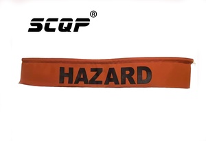 Bandes <span class=keywords><strong>de</strong></span> signalisation réfléchissantes en tissu Oxford 600D <span class=keywords><strong>orange</strong></span>, résistantes à l'usure et aux déchirures, idéales pour les travaux <span class=keywords><strong>de</strong></span> construction en extérieur - Product Image 2