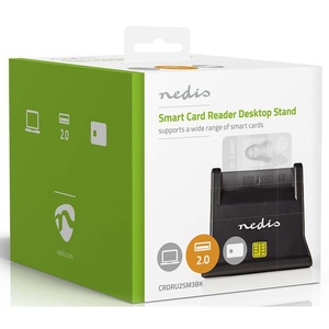 Nedis <b>Sd</b> Smart <b>Card</b> Reader Usb 2.0 For Id <b>Cards</b> And <b>Memory</b> <b>Cards</b> - Product Image 1