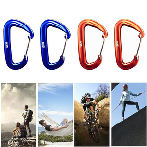 <span class=keywords><strong>Mousqueton</strong></span> en aluminium léger et robuste 12KN, <span class=keywords><strong>mousqueton</strong></span> d'escalade à verrouillage <span class=keywords><strong>ultra</strong></span>-léger - Product Image 5