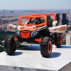 12V akülü çocuklar elektrikli binmek-on araba açık oyuncak araç <span class=keywords><strong>2</strong></span> koltuklar çocuk çocuklar için sürüş için lisanslı plastik araba - Product Image 3