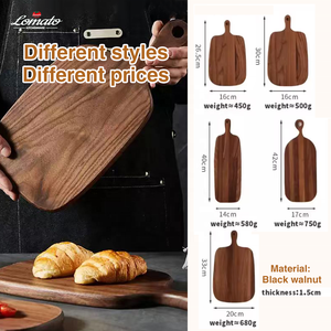 Tagliere da Cucina all'Ingrosso con Manico in Legno di Bambù, Acacia, Faggio, Noce, Olivo, Quercia, Teak e Logo Inciso al Laser - Product Image 2