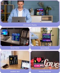 <span class=keywords><strong>Divoom</strong></span>-Pantalla de panel LED digital para sala de juegos, marco digital de nube de píxeles, 64X64, control por aplicación, para decoración de sala de juegos, redes sociales - Product Image 5