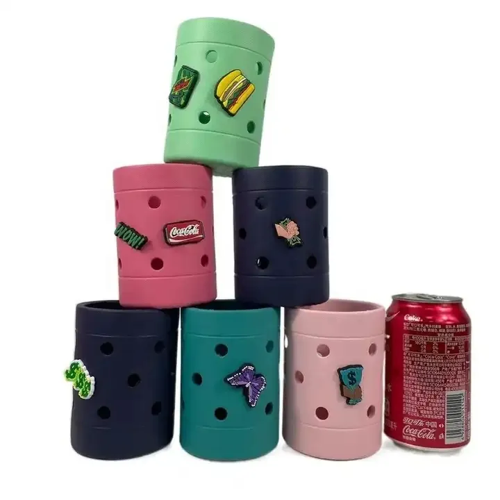 Cheap Rubber Eva Soft Material Stubby Holder Beer Koozy With Customize Logo Washable Pen Boxs