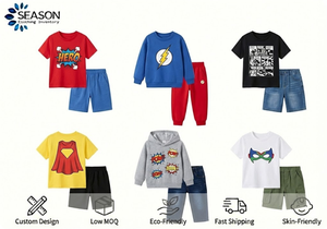 Kits 2 pièces à motifs variés, vêtements pour enfants brevetés, pour 0-12 ans, en coton, vente en gros A+++ Fujian Unisexe - Product Image 6