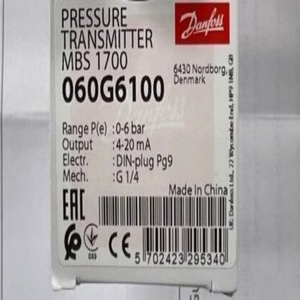 Transmisor de Presión Danfoss MBS1700 060G6100 - Product Image 1