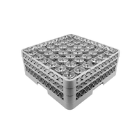 Cesto Organizador Multifuncional de Plástico para Copos, Tigelas e Pratos para Cozinha, Hotel e Serviço de Catering