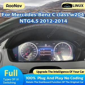 จอแสดงผล LCD ดิจิตอลสำหรับรถยนต์ Mercedes Benz C W204 ปี 2012-2014 แผงหน้าปัดมาตรวัดความเร็ว ขนาด 12.3 นิ้ว - Product Image 6