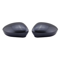 Accessoires extérieurs auto-adhésifs de pièces d'auto pour la couverture de rétroviseur latéral de fibre de carbone de voiture de Fiat 500