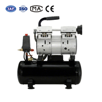 Compresseurs d'air portables pour la peinture au pistolet et l'industrie de lavage de voitures, alimentation CA 220V 8L