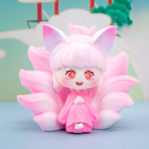 Yu Mo Craft Mountain And Sea Fox Fairy Blind <b>Box</b> Figurines 6pcs Set Collectible Toys For Kids Age 8 13 Years Gift Desk - Product Image 2