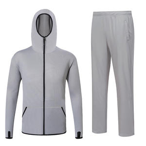 भारी शुल्क वाला यूनिसेक्स मछली पकड़ने वाला बाइब सेट 100% पॉलिएस्टर वाटरप्रूफ विंडप्रूफ विंडप्रूफ 50 त्वरित सूखी जैकेट पैंट - Product Image 3