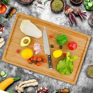 <span class=keywords><strong>Planche</strong></span> à découper en <span class=keywords><strong>bois</strong></span> mince bambou extra épais 24X37 planches <span class=keywords><strong>demi</strong></span>-<span class=keywords><strong>cercle</strong></span> en vrac avec silicone barbecue gril viande le pliage - Product Image 5