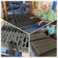 Machine à fabriquer des blocs entièrement automatique QT6-15, ligne de production de briques en béton à fort profit