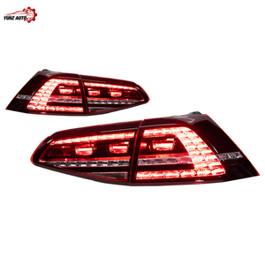 Feux arrière LED à lentille transparente avec clignotants pour Volkswagen <span class=keywords><strong>Golf</strong></span> MK7 2013-2027 – Nouvelle mise à niveau des feux arrière pour <span class=keywords><strong>Golf</strong></span> <span class=keywords><strong>7</strong></span> - Product Image 1