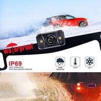 Kit de moniteur de caméra de recul filaire HD 5 pouces IP68 avec support de plaque d'immatriculation pour camion/Bus/Van tous les modèles de véhicules