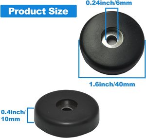 Cao Su Màu Đen Chân 16 Gói 40Mm X 10Mm Cho Loa Siêu Trầm Loa Đường Trường Hợp Cắt Board Đồ Nội Thất - Product Image 6