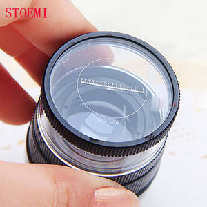 STOEMI 8014 10X Bureauvergrootglas met 4 glazen schaalverdelers, optische glazen lenzen, 3 jaar garantie - Product Image 4