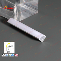 Diffuseur de profil LED pour bande lumineuse LS-271 Profil en aluminium et connecteur d'angle Canal en aluminium LED pour armoire de cuisine