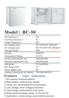 Réfrigérateur-congélateur portable CNDE à double zone en ABS, 40L/50L/60L, compresseur DC 12V/24V AC110-240V, adaptateur certifié FCC, garantie 1 an, pour camping-car