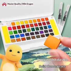 Ensemble d'art comprenant un tableau de <span class=keywords><strong>dessin</strong></span>, des outils et des peintures à l'eau solides, adaptés aux débutants, les peintures peuvent être lavées à l'eau - Product Image 4