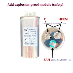 Điều hòa không khí Máy Nén + Fan 2-in-<span class=keywords><strong>1</strong></span> 3 pin CBB65A-<span class=keywords><strong>1</strong></span> bắt đầu tụ 450V 450vac 20 + 4UF <span class=keywords><strong>25uF</strong></span> + <span class=keywords><strong>1</strong></span>.5uF <span class=keywords><strong>25UF</strong></span> + 2uF <span class=keywords><strong>25uF</strong></span> + 6uF - Product Image 4