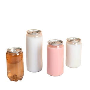 easy open can PET BOTTLE can Pet Can with Easy Open Lid