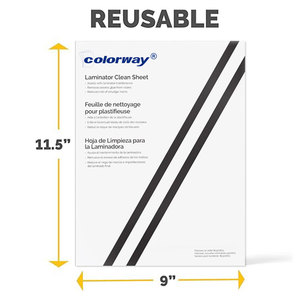 2025 Colorway prix usine feuilles de <span class=keywords><strong>nettoyage</strong></span> réutilisables pour rouleaux de plastification 10 feuilles par paquet - Product Image 6