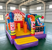 Château gonflable en PVC épaissi - Écologique, garantie 3 ans, idéal pour les aires de jeux et la location événementielle (usage commercial et export)