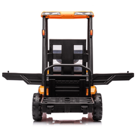 Chariot élévateur électrique pour enfants sous licence JBC, jouet de construction, alimenté par batterie 12V avec télécommande 2.4G