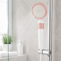 Pommeau de douche haute pression ABS avec boîte à arômes et filtre en coton PP, accessoire de robinet de salle de bain économe en eau pour hôtels
