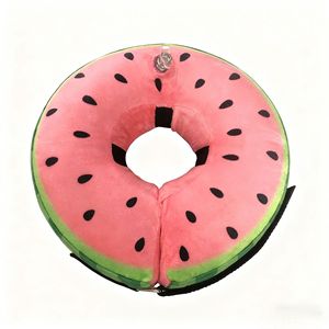 Collar de Recuperación para Mascotas de PVC Suave con Diseño de Sandía, Simple y de Alta Calidad - Product Image 1