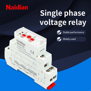 Relé de Control de Voltaje y Fase NDV8-02, Monofásico, Delgado, para Riel DIN, 110V-240V, 50/60Hz, Certificado CCC, Sellado, Protección y Monitoreo - Product Image 1
