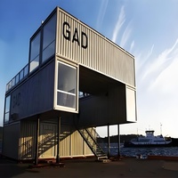 Maison Modulaire Préfabriquée à Châssis Léger en Acier, Style Moderne Européen, Construction Rapide, Ambiance Haut de Gamme, Écologique
