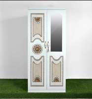 Armoire de rangement en acier durable pour vêtements, avec étagères, personnalisation OEM, mobilier de stockage commercial en gros