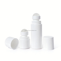 Bouteilles roll-on en plastique vides de 90 ml pour échantillons, en HDPE, PET, PP, avec bille roulante, portables, pour déodorant, flacon roll-on de voyage