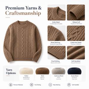 <span class=keywords><strong>Cardigan</strong></span> Pullover da <span class=keywords><strong>Donna</strong></span> <span class=keywords><strong>in</strong></span> <span class=keywords><strong>Cotone</strong></span> 100% con Design Lavorato a Maglia Personalizzato, Nuova Tendenza Autunno 2026 - Product Image 3