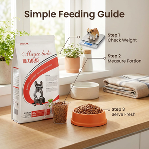 Magic Babe Cibo <span class=keywords><strong>Secco</strong></span> per Cani con 48% di Carne Fresca Senza Cereali, Sacco da 20kg, Per Tutte le Razze e Tutte le Fasi della Vita, Alto Contenuto Proteico - Product Image 2
