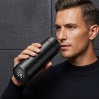 Bouteille d'eau intelligente avec affichage de la température LED, en acier inoxydable sous vide, promotion, étanche, avec infuseur à thé, accessoires, boîte blanche