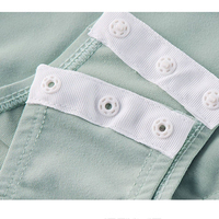 BX4093 Leotard Balet Tali Spaghetti untuk Anak Perempuan dengan Pita, Kostum Senam Tari Elastis untuk Latihan dan Pertunjukan