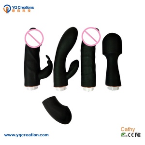 Neues Sexspielzeug Frau Zauberstab <span class=keywords><strong>Massage</strong></span> gerät mit austauschbarem Kopf Frau AV Vibrator
