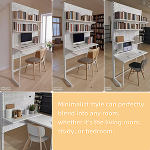 Heavy-Duty đồ nội thất đơn giản Pegboard thiết kế giá ánh sáng kim loại di chuyển văn phòng nộp hồ sơ phần cứng lưu trữ Quần áo túi hoa chậu - Product Image 3