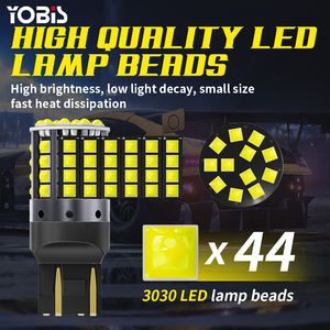 Yobis đôi concact điểm 1156 1157 <span class=keywords><strong>LED</strong></span> <span class=keywords><strong>CANBUS</strong></span> 3030 44smd <span class=keywords><strong>7440</strong></span> 7443 Xe <span class=keywords><strong>LED</strong></span> switchback bóng đèn 3156 3157 P21W lần lượt Phanh <span class=keywords><strong>LED</strong></span> ánh sáng - Product Image 2