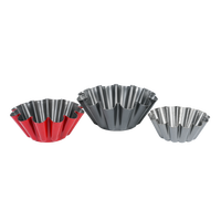 Nouveaux petits moules à gâteaux réutilisables en acier au carbone, mini moules à tartelettes, desserts, outils de pâtisserie, moule à tartelettes antiadhésif