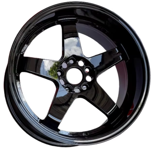 ล้ออัลลอยด์อะลูมิเนียมแบบฟอร์จใหม่สั่งทำพิเศษ ขนาด 18 นิ้ว 10/5 รู 5x120/5x114.3 25 มม. 30 มม. 100 มม. สำหรับ E46/E90/M3/F80/F82/F82 <span class=keywords><strong>Te37</strong></span> สีดำ - Product Image 1