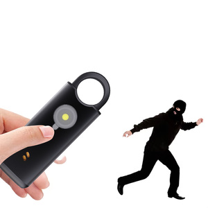 Alarma de Seguridad Personal para Niños, <span class=keywords><strong>Alerta</strong></span> Sonora de 130dB, Luz LED Intermitente, Dispositivo de Seguridad Antipérdida para Emergencias, Protección para Viajes Escolares, Llavero - Product Image 1