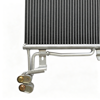 Condensateur de climatisation en aluminium FULAO OEM 34D-820-411A pour VW Polo, Nouvelle Santana, Nouvelle Jetta, Skoda Fabia avec sécheur intégré, testé à 100 % pour la tenue des fuites