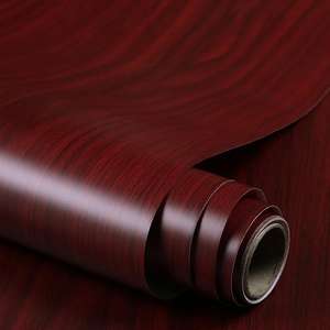 Película de PVC para panel de pared, película decorativa de PVC de Color de grano de madera para prensado al vacío de membrana de puerta - Product Image 1