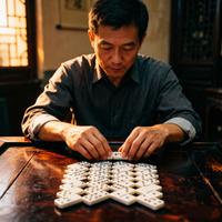 Dominos en mélamine personnalisés de haute qualité avec logo – Articles promotionnels durables pour jeu de dominos chinois