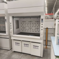 Hotte de laboratoire professionnelle tout acier pour l'évacuation des gaz chimiques, idéale pour les universités et les laboratoires de recherche